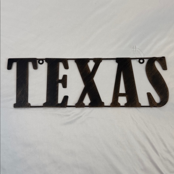 Other - Rustic Brown Texas Wall Sign - NWOT